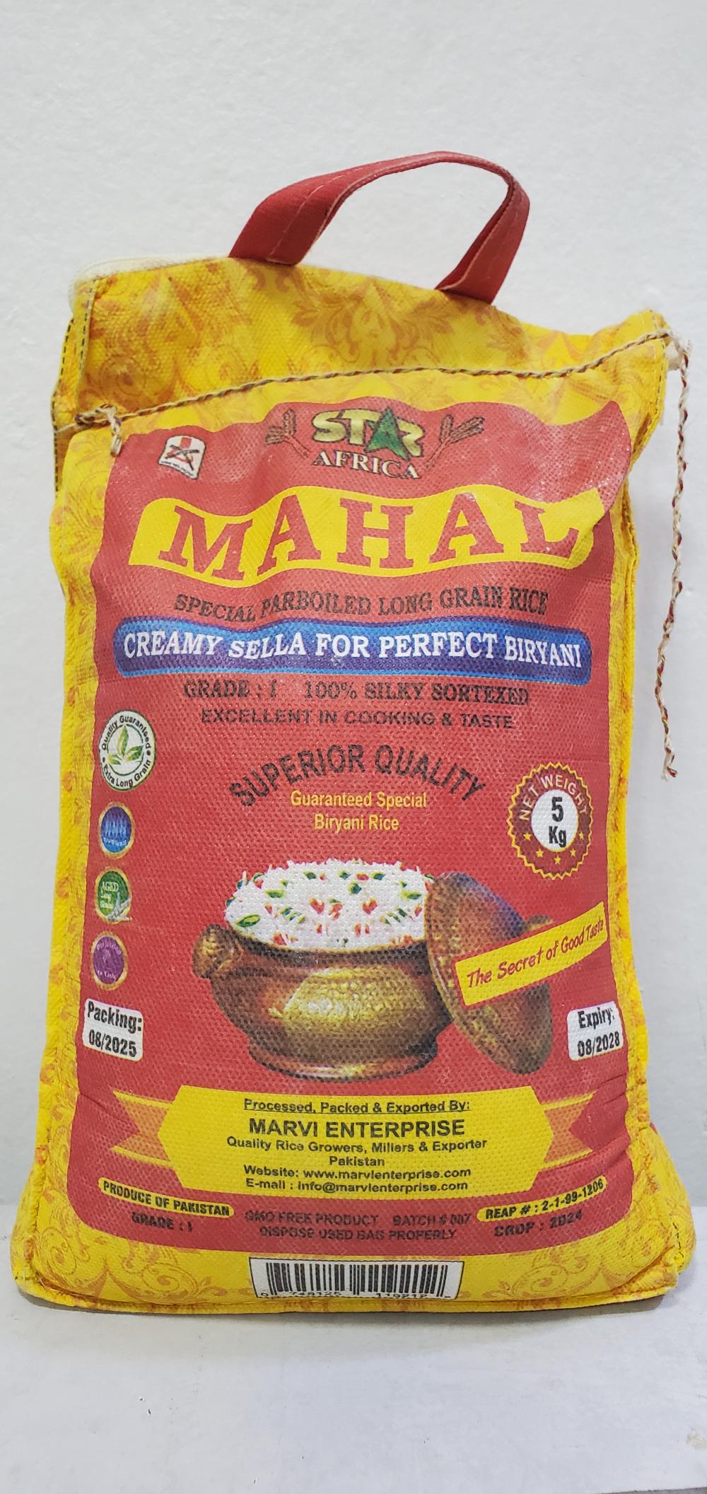 Riz parfumé long grain MAHAL